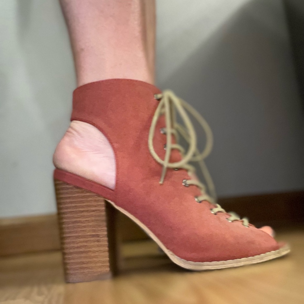 Perfect Spring Peep Toe Booties - Picture 7 of 7